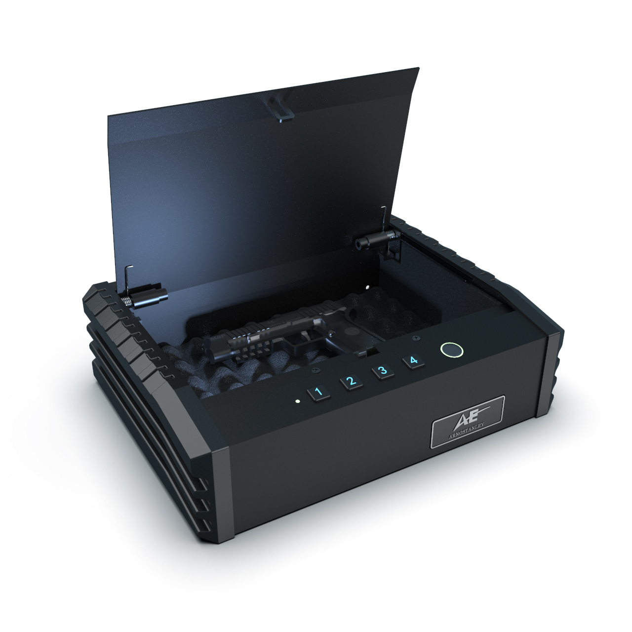 PS0110 Biometrische pistoolkluis met 2 pistolen en toptoegang
